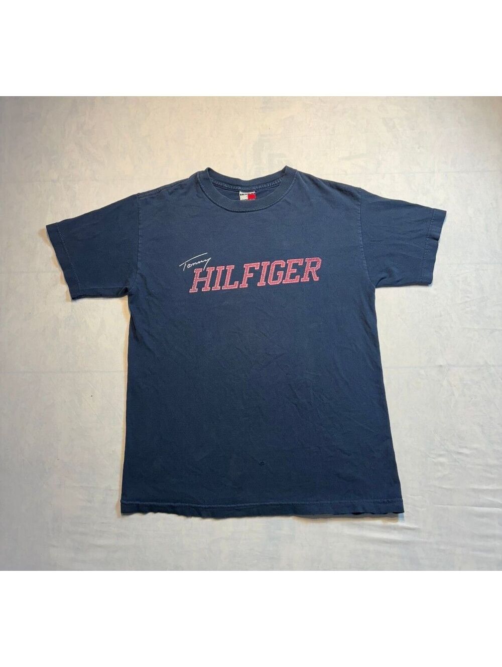 Tommy Hilfiger Men's Vintage Blue Graphic T-Shirt, Size M